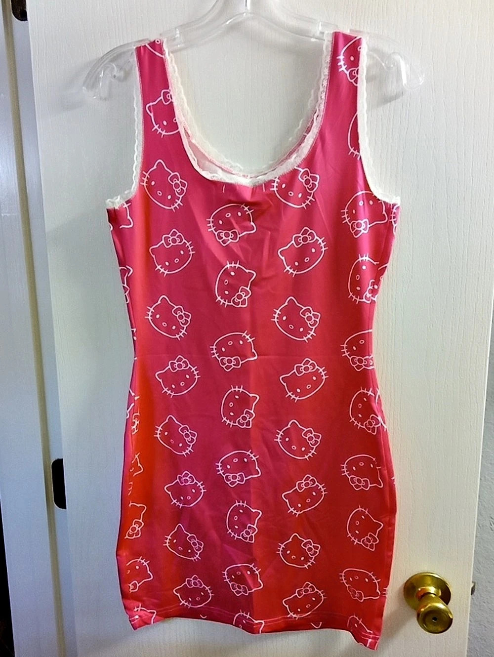 Sanrio Hello Kitty Pink Mini Dress NWT